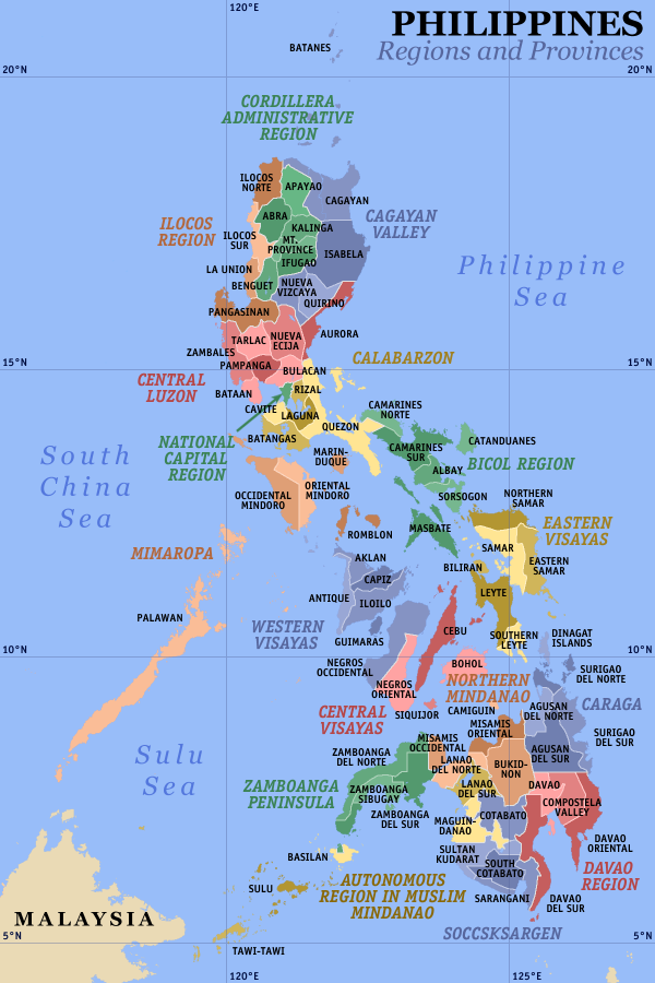 Ph regions and provinces